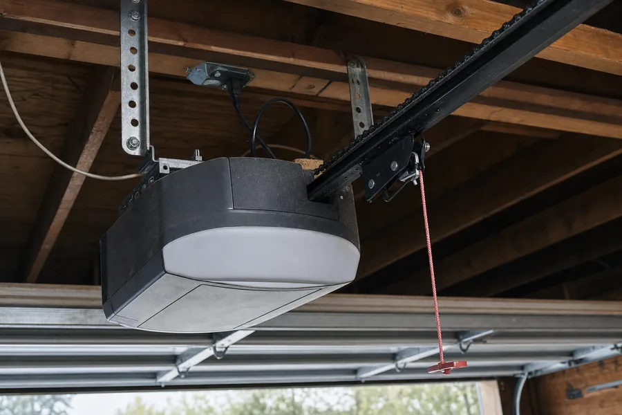 Chain drive garage door opener, rail and trolley in Kansas City, MO